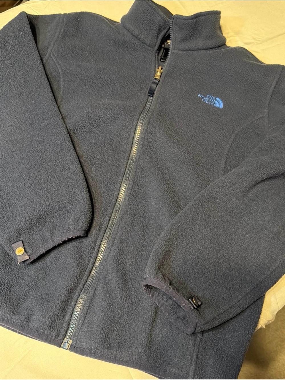 The North Face Boy’s Navy Fleece Full-Zip Jacket